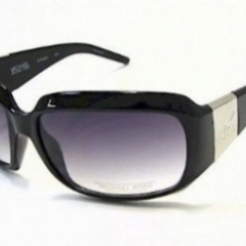 MICHAEL KORS S2668 Sunglasses Black With Silver Accent , With Case